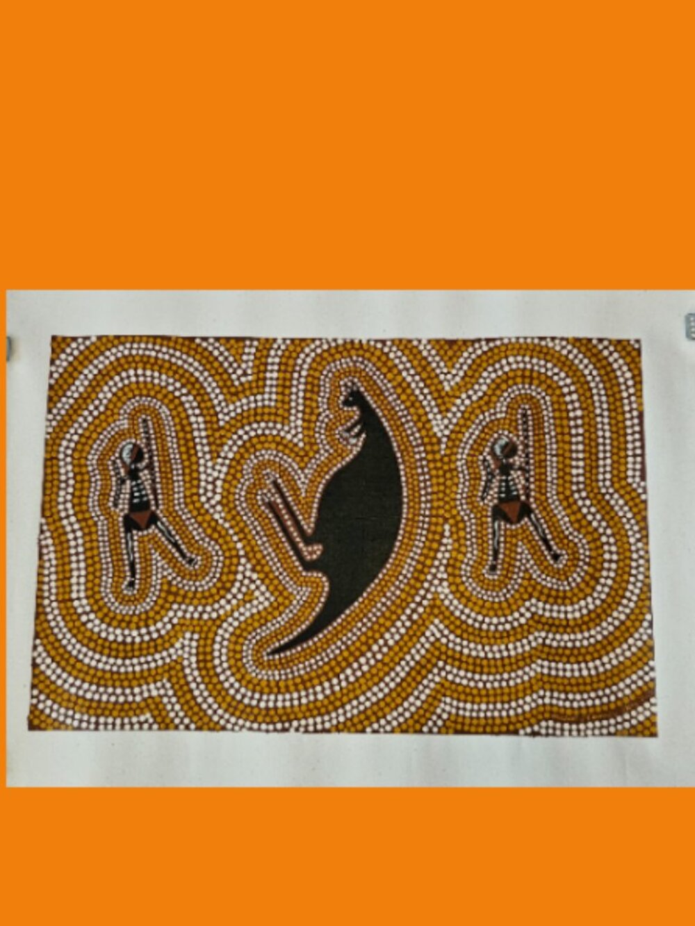 Kangaroo Aboriginal Art Print